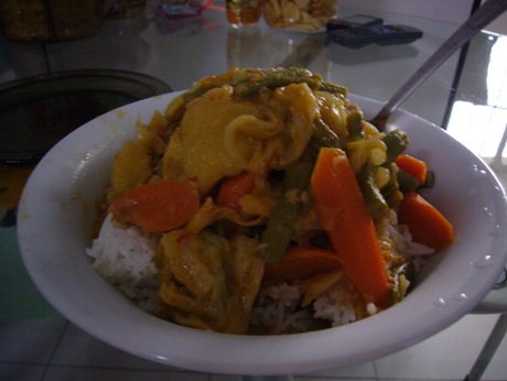 curry ice kachang