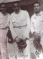 The first three pilots 
